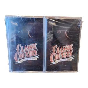 Time Life Classic Country Music 1965-1969, 1970- 1974‎ Sealed Cassette Tapes (4)